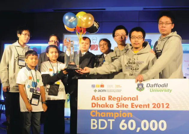 Daffodil International University hosted ACM-ICPC Dhaka Regional.